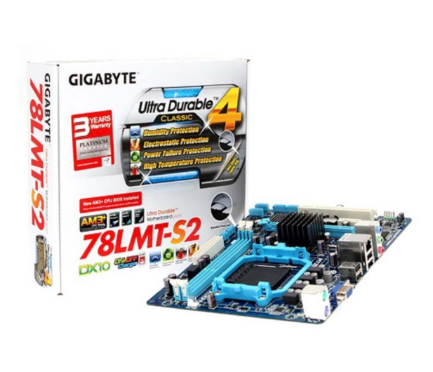 Gigabyte GA-78LMT-S2 (760G VGA PCI-E DDR3) - 105680 - zdjęcie